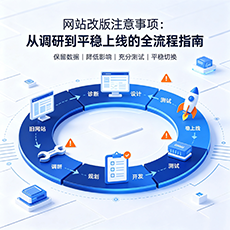 岳阳建站-网站改版注意事项：从调研到平稳上线的全流程指南
