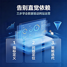 岳阳建站-告别直觉依赖：三步学会数据驱动网站运营