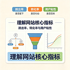 岳阳建站-理解网站核心指标：跳出率、转化率与用户粘性